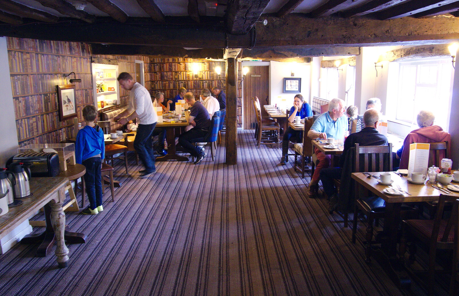 We have the whole dining room to ourselves from The BSCC Bike Ride 2019, Coggeshall, Essex - 11th May 2019