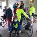 Harry looks up - he's ready to be attached, The BSCC Bike Ride 2019, Coggeshall, Essex - 11th May 2019