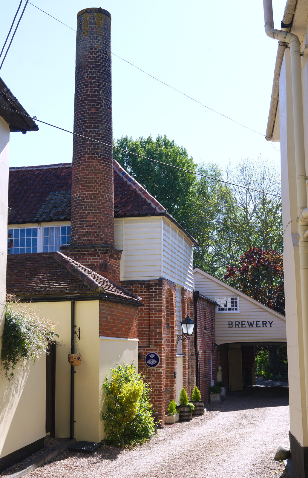 We spot an old brewery on our walkabout from The BSCC Bike Ride 2019, Coggeshall, Essex - 11th May 2019