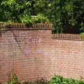 Someone has sprayed 'don't be afraid' on the wall, The BSCC Bike Ride 2019, Coggeshall, Essex - 11th May 2019