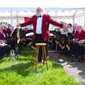 Adrian takes a bow, The Gislingham Silver Band at the Village Hall, Gislingham, Suffolk - 12th May 2019
