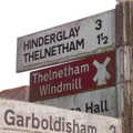 The Hinderclay sign has been mis-spelled, The BSCC at Pulham Market and Hopton, and Lunch in Paddington - 21st May 2019
