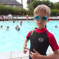 Harry stands by Chagford Lido, Chagford Lido and a Trip to Parke, Bovey Tracey, Devon - 25th May 2019
