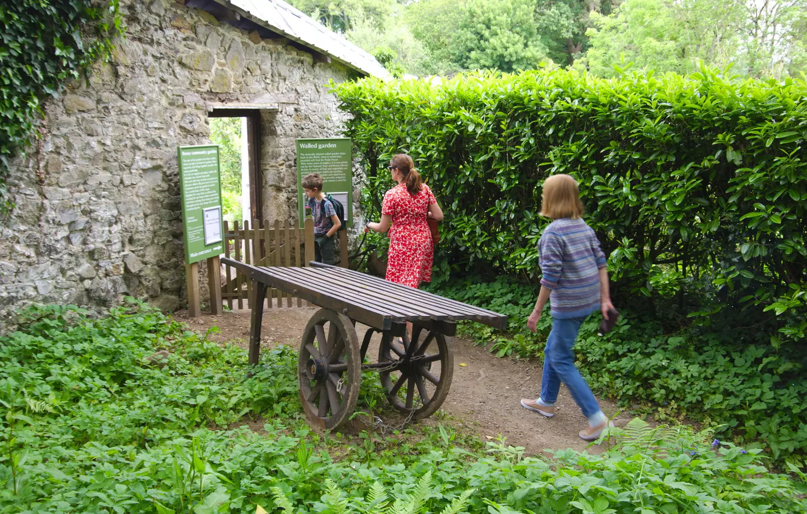 We visit the walled garden, from Chagford Lido and a Trip to Parke, Bovey Tracey, Devon - 25th May 2019