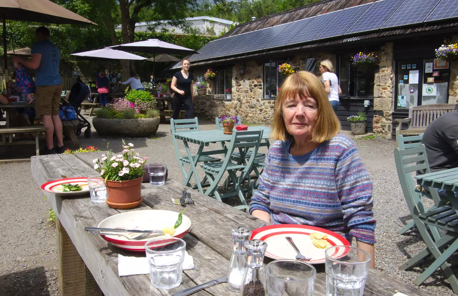 Grandma J, from Chagford Lido and a Trip to Parke, Bovey Tracey, Devon - 25th May 2019