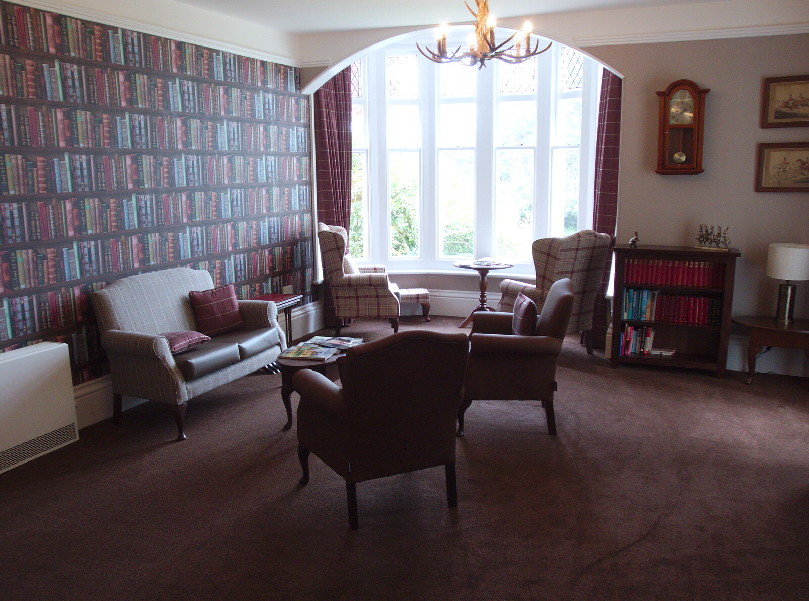 The library room from The Tom Cobley and a Return to Haytor, Bovey Tracey, Devon - 27th May 2019