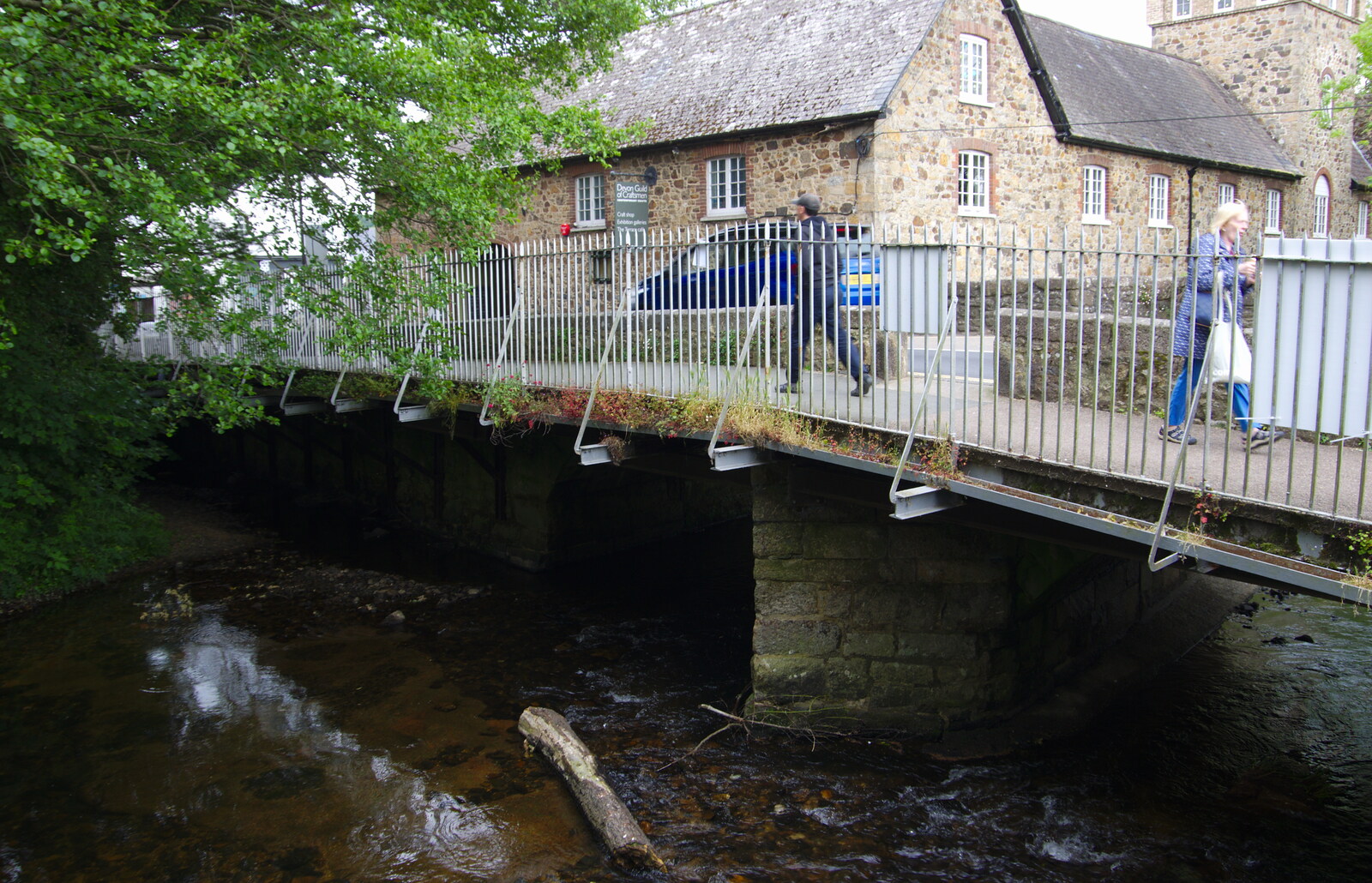 The bridge over the river at Bovey from The Tom Cobley and a Return to Haytor, Bovey Tracey, Devon - 27th May 2019