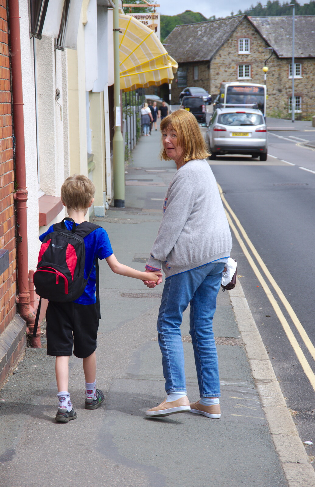 Harry and Grandma J from The Tom Cobley and a Return to Haytor, Bovey Tracey, Devon - 27th May 2019