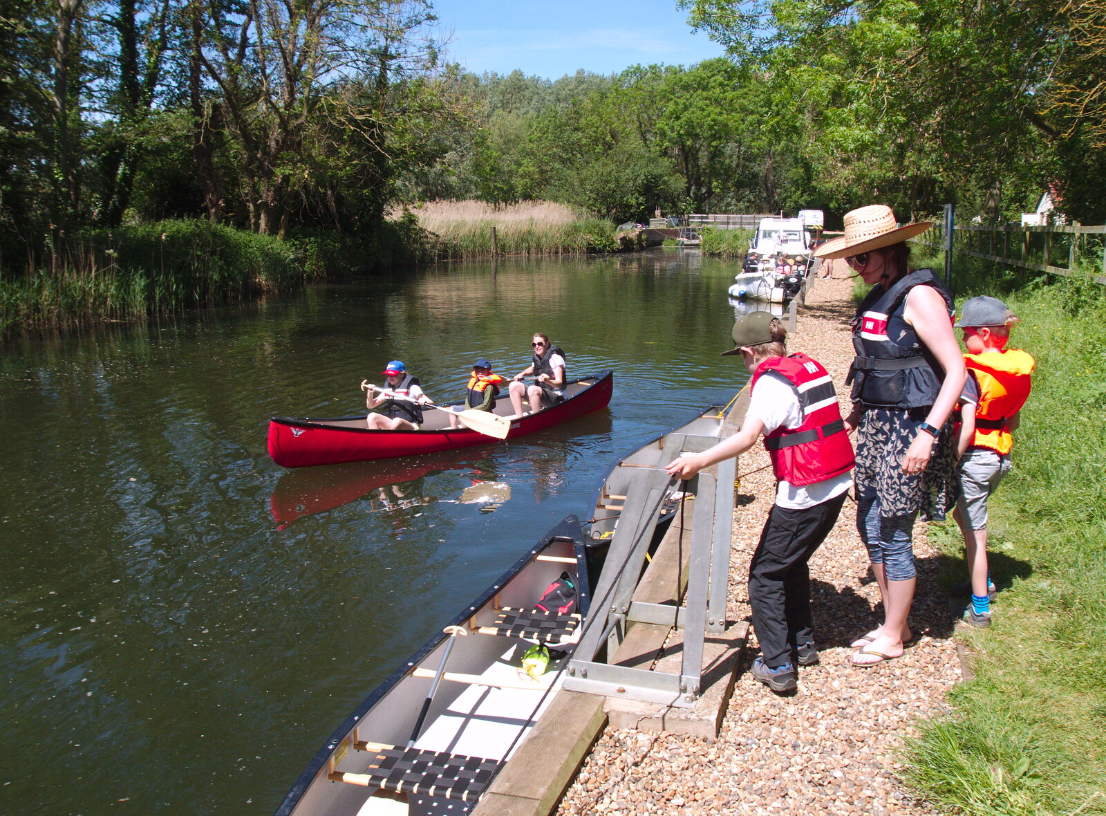 We're off again back to the campsite from Camping at Three Rivers, Geldeston, Norfolk - 1st June 2019