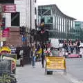 A singing Pedibus on Queen Elizabeth Street, The BSCC at Gissing, Taxi Protests and Eye Scarecrows - 8th June 2019