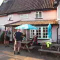 The boys outside Gissing Crown, The BSCC at Gissing, Taxi Protests and Eye Scarecrows - 8th June 2019