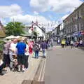 People mill around by the town sign, The Diss Carnival 2019, Diss, Norfolk - 9th June 2019