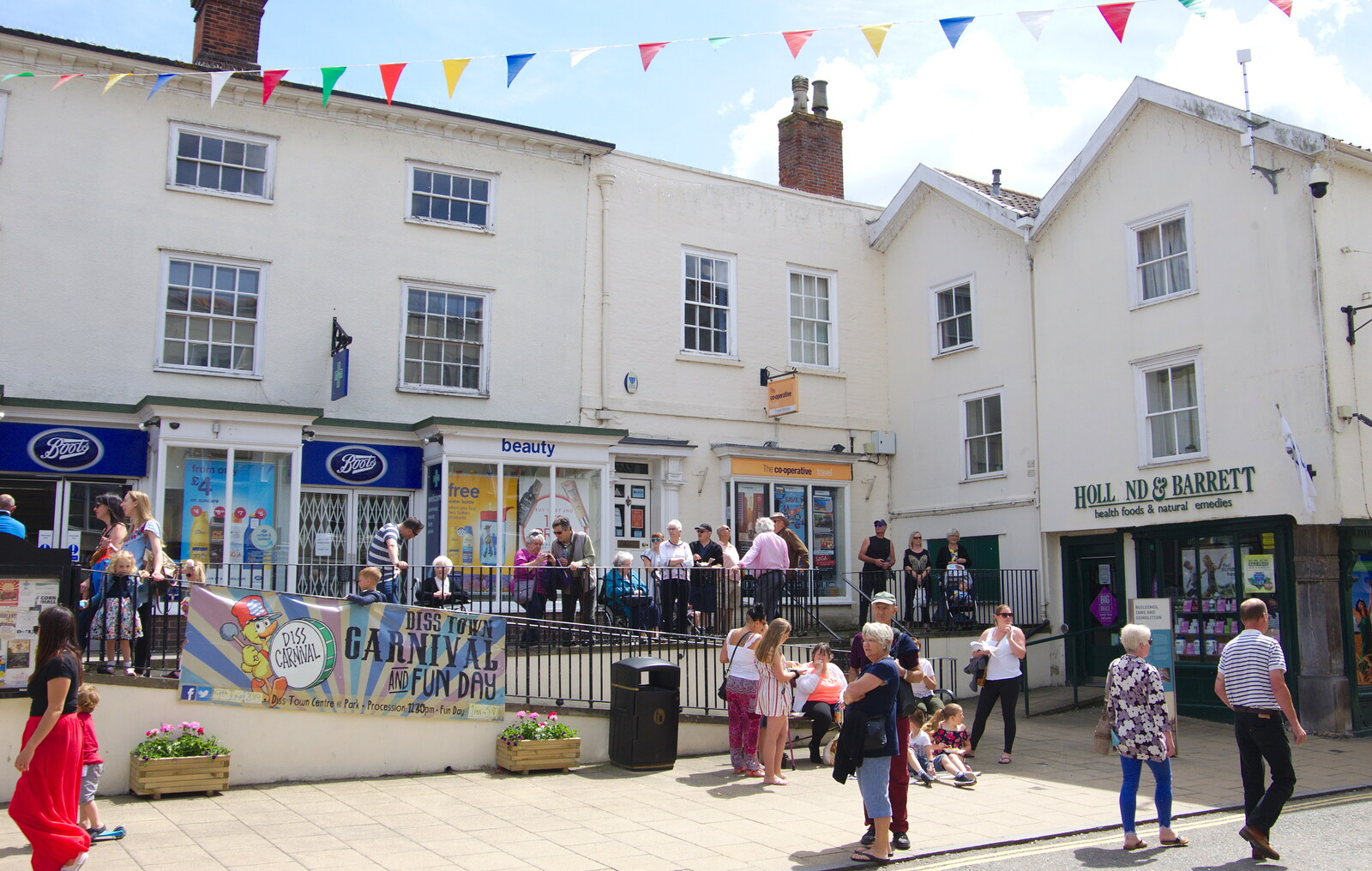 Boots and Holland & Barrett from The Diss Carnival 2019, Diss, Norfolk - 9th June 2019