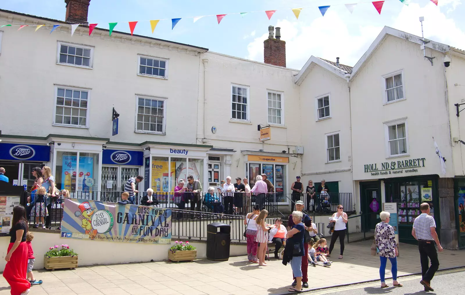 Boots and Holland & Barrett, from The Diss Carnival 2019, Diss, Norfolk - 9th June 2019