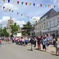 The Narket Place starts to fill up, The Diss Carnival 2019, Diss, Norfolk - 9th June 2019