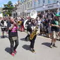 Vibe City Street Brass band march past, The Diss Carnival 2019, Diss, Norfolk - 9th June 2019