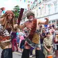 More cave-people posing, The Diss Carnival 2019, Diss, Norfolk - 9th June 2019