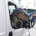 White Van dinosaur, The Diss Carnival 2019, Diss, Norfolk - 9th June 2019