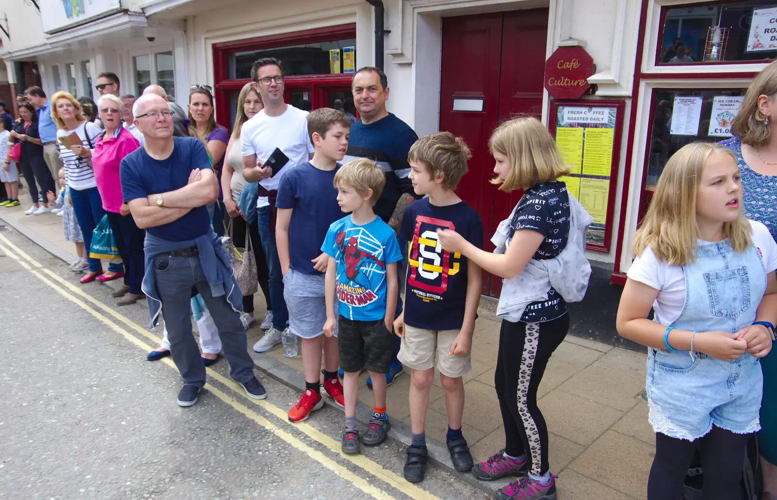 Harry and Fred hang around, from The Diss Carnival 2019, Diss, Norfolk - 9th June 2019