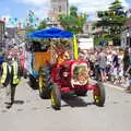 A vintage David Brown tractor, The Diss Carnival 2019, Diss, Norfolk - 9th June 2019