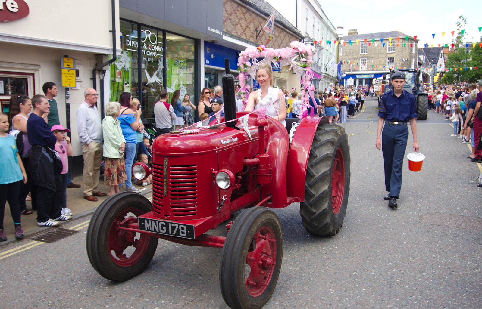 Another David Brown tractor from The Diss Carnival 2019, Diss, Norfolk - 9th June 2019