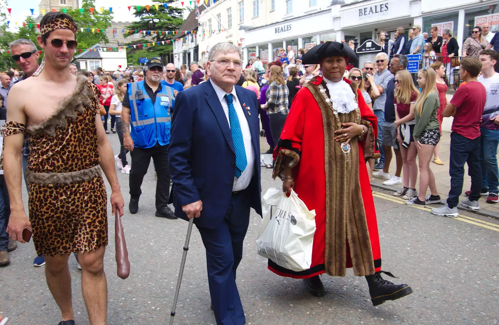 The mayor of Diss, Councillor Sonia Browne, from The Diss Carnival 2019, Diss, Norfolk - 9th June 2019