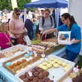 A  doughnut shop, at £1.50 a pop, does a good trade, The Diss Carnival 2019, Diss, Norfolk - 9th June 2019