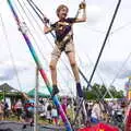 Fred's in a bungee, The Diss Carnival 2019, Diss, Norfolk - 9th June 2019