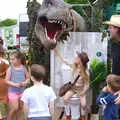 The dino-eats-lawyer scene from Jurassic Park, The Diss Carnival 2019, Diss, Norfolk - 9th June 2019