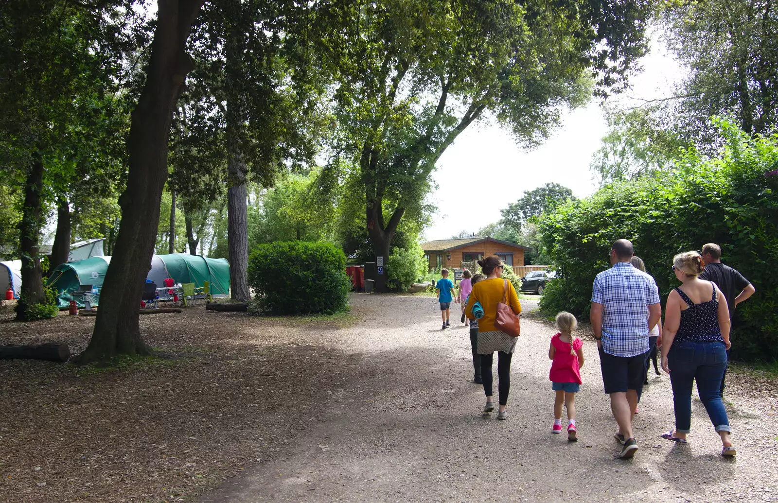 Roaming through Cliff House's extensive site, from Cliff House Camping, Dunwich, Suffolk - 15th June 2019