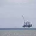 A ship-based oil rig thing at sea, Cliff House Camping, Dunwich, Suffolk - 15th June 2019