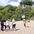 Back up the cliffs, Cliff House Camping, Dunwich, Suffolk - 15th June 2019