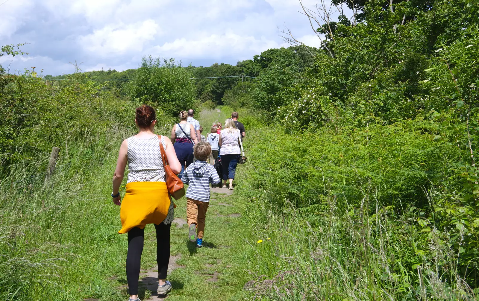 We head off to Dunwich, from Cliff House Camping, Dunwich, Suffolk - 15th June 2019