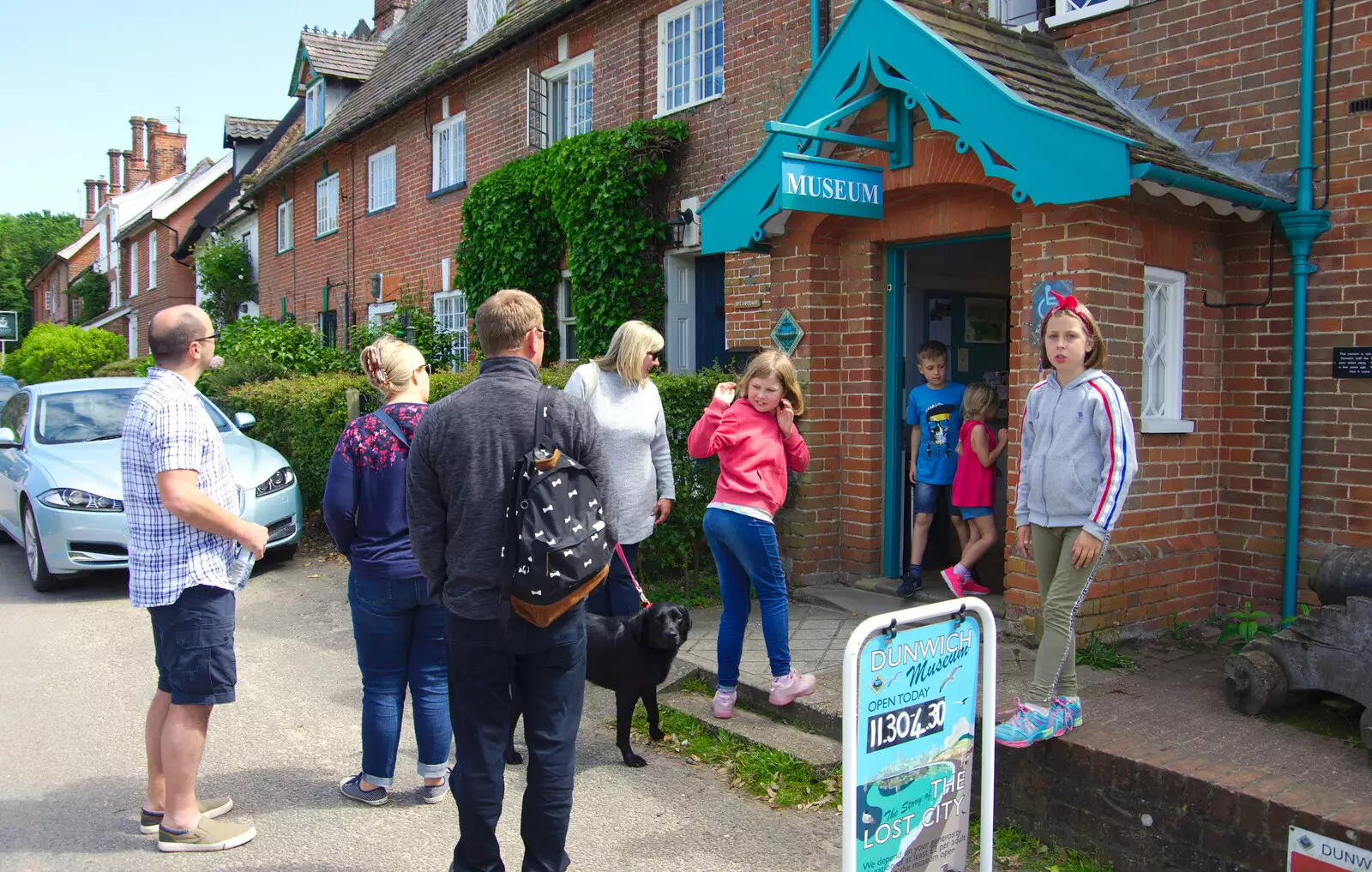 Outside the Dunwich Museum, from Cliff House Camping, Dunwich, Suffolk - 15th June 2019