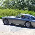 The AC Greyhound trundles off, Cliff House Camping, Dunwich, Suffolk - 15th June 2019