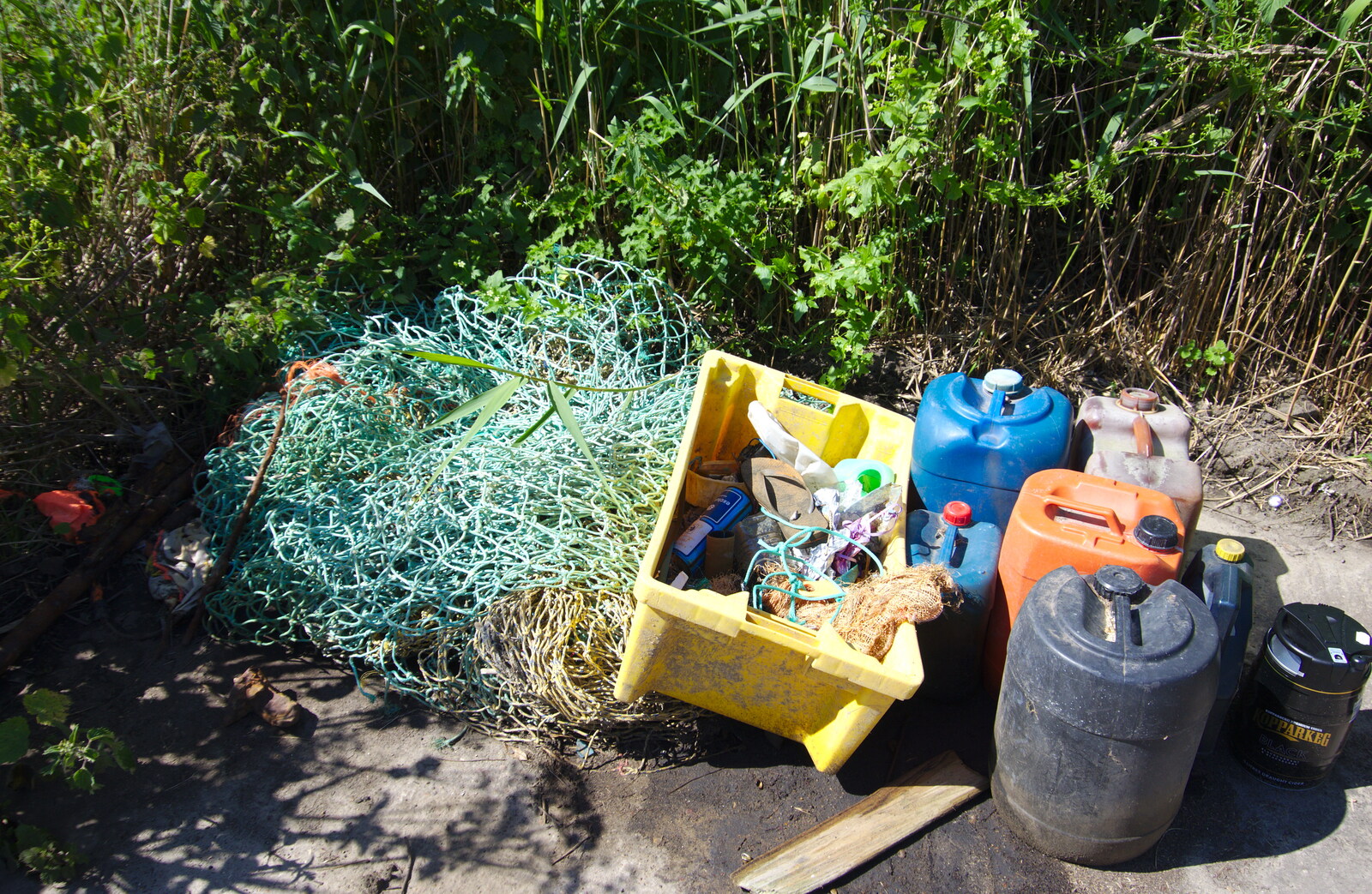 A random collection of junk from Cliff House Camping, Dunwich, Suffolk - 15th June 2019