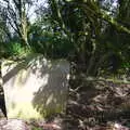 The 'last grave' of old Dunwich, on the cliff top, Cliff House Camping, Dunwich, Suffolk - 15th June 2019