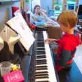 Harry takes an interest in playing the piano, The BSCC at North Lopham, and the GSB Mayor's Parade, Eye, Suffolk - 23rd June 2019