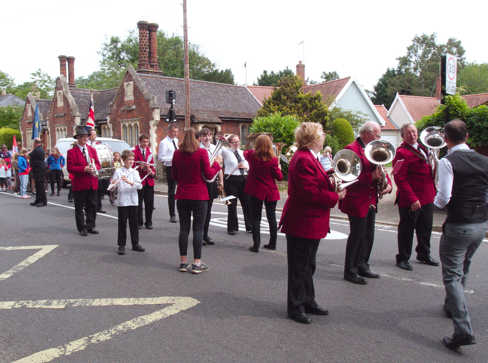 Bruce comes to start the band off from The BSCC at North Lopham, and the GSB Mayor's Parade, Eye, Suffolk - 23rd June 2019