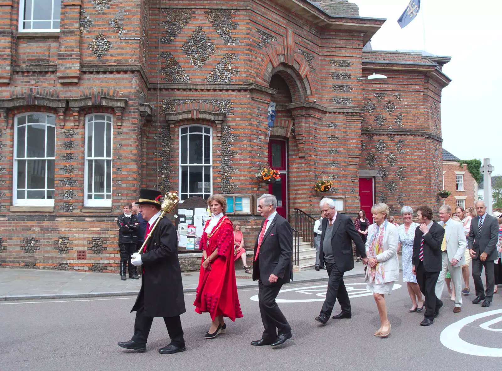 The new mayor walks around, from The BSCC at North Lopham, and the GSB Mayor's Parade, Eye, Suffolk - 23rd June 2019