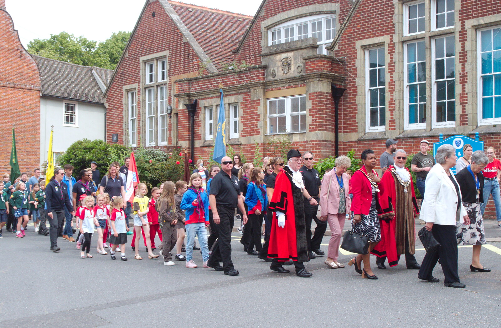 The rest of the parade turns up from The BSCC at North Lopham, and the GSB Mayor's Parade, Eye, Suffolk - 23rd June 2019