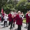 The band heads off back into Eye, The BSCC at North Lopham, and the GSB Mayor's Parade, Eye, Suffolk - 23rd June 2019