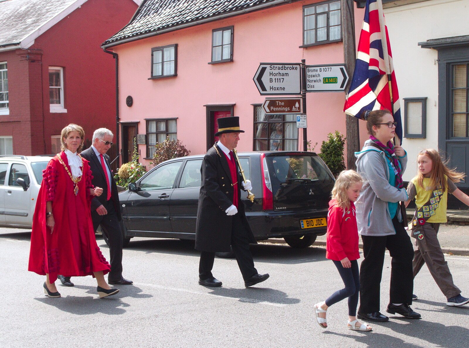 The mayor again from The BSCC at North Lopham, and the GSB Mayor's Parade, Eye, Suffolk - 23rd June 2019