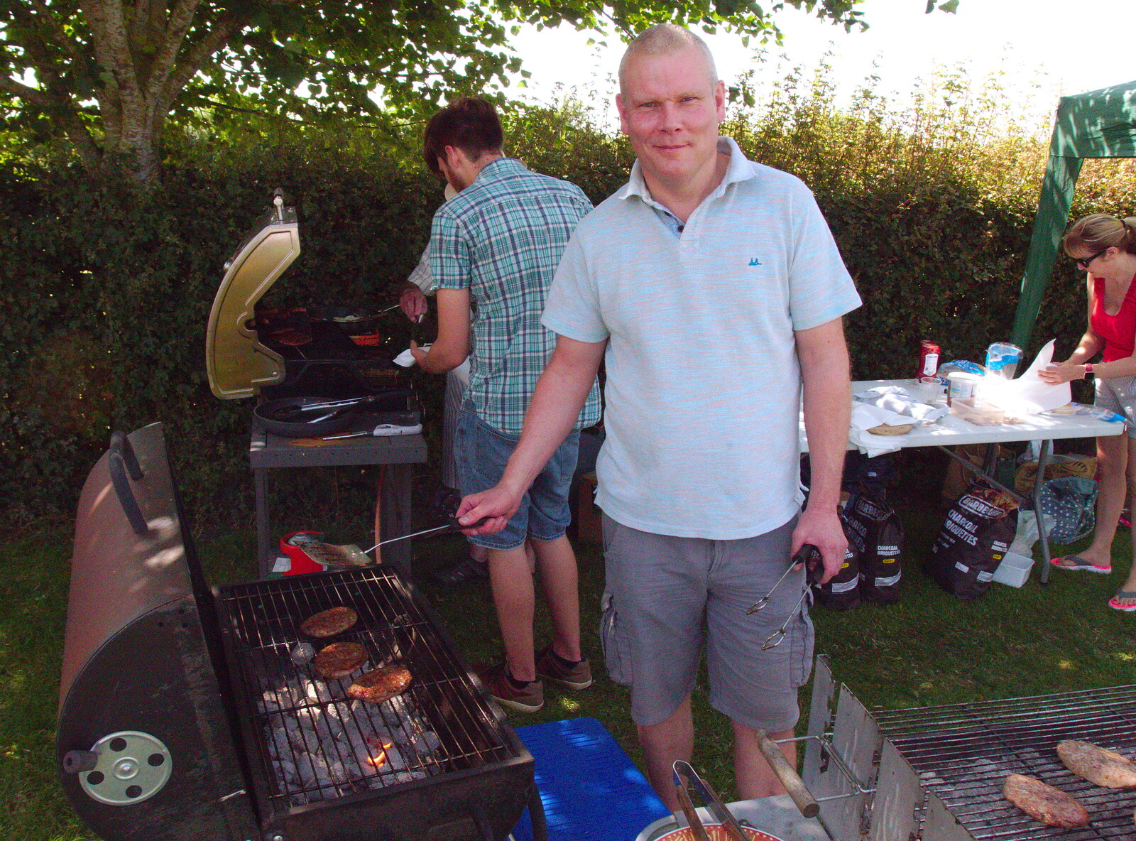 Billy-Boy's on the barbeque from GSB and the Gislingham Fete, Suffolk - 29th June 2019
