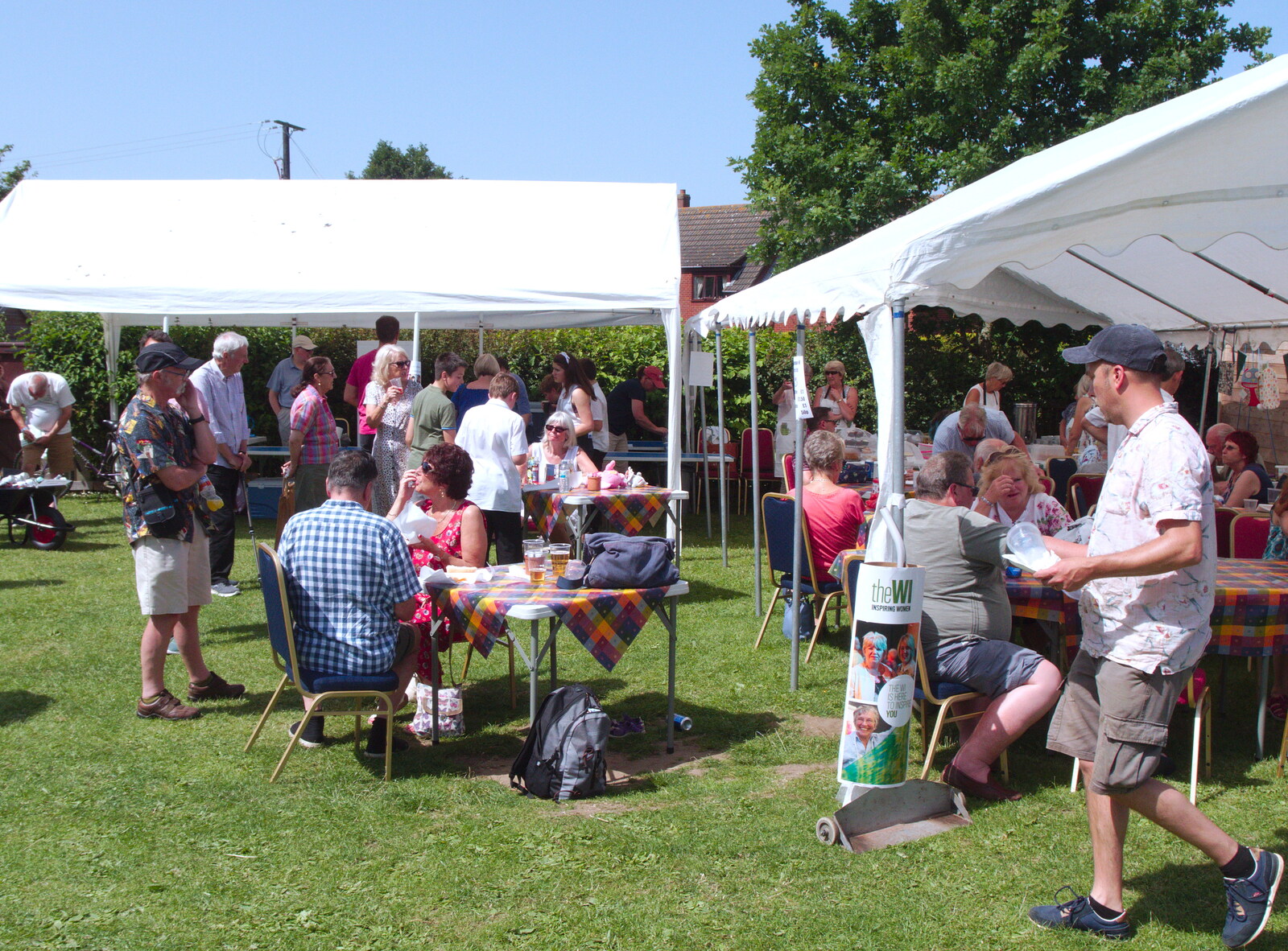 Fete crowds from GSB and the Gislingham Fete, Suffolk - 29th June 2019