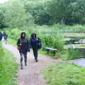 It's a bit wet as we wander to Kelling Halt , Kelling Camping and the Potty Morris Festival, Sheringham, North Norfolk - 6th July 2019