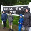 Waiting for trains in the rain, Kelling Camping and the Potty Morris Festival, Sheringham, North Norfolk - 6th July 2019