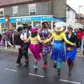 The first of many Morris dancers, Kelling Camping and the Potty Morris Festival, Sheringham, North Norfolk - 6th July 2019