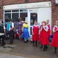 There's bit of a 'Handmaid's Tale' thing going on, Kelling Camping and the Potty Morris Festival, Sheringham, North Norfolk - 6th July 2019