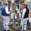 Some Morris lads have a beer, Kelling Camping and the Potty Morris Festival, Sheringham, North Norfolk - 6th July 2019